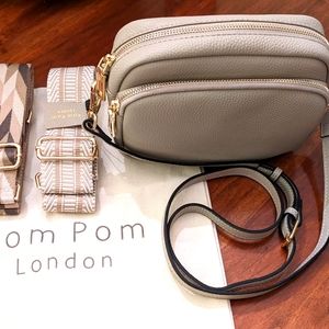 Pom Pom London Mayfair Bag Stone